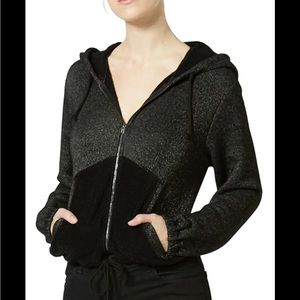 Vimmia 2 way zip hooded fleece lined Jacket